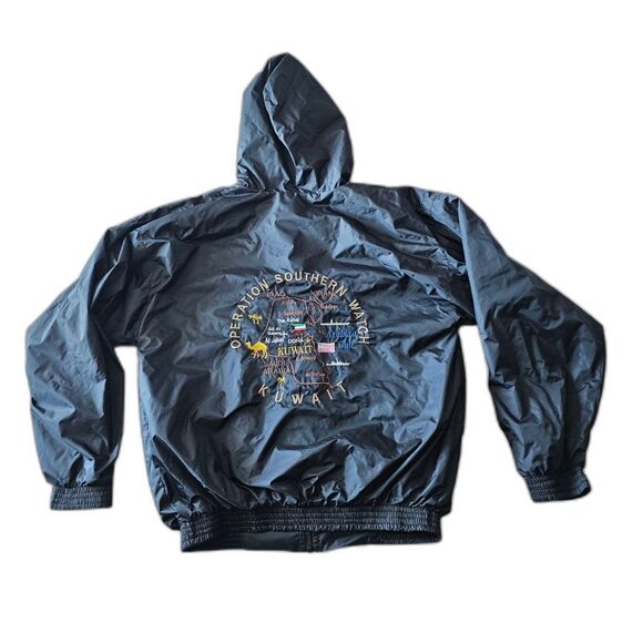 Operation Southern Watch Military Veteran Solider Souvenir Embroidered Jacket XL - Picture 6 of 13
